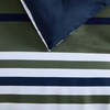 image:imageNautica  TwinTwin XL Size Comforter Set with Matching ShamUphaul StripeSolid Green