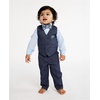 image:imageNautica Baby Boys 4piece Suit Set with Dress Shirt Vest Pants and TieTanzanite