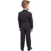 image:imageNautica Boys 4Piece Tuxedo Suit Set with Jacket Pants Dress Shirt amp Bow Tie for Weddings amp Special OccasionsBlack Tuxedo