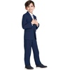 image:imageNautica Boys 4Piece Tuxedo Suit Set with Jacket Pants Dress Shirt amp Bow Tie for Weddings amp Special OccasionsBright Blue