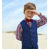image:imageNautica Boys 4piece Formal Suit Set with Vest Pants Collared Dress Shirt and TieBright Blue