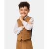 image:imageNautica Boys 4piece Formal Suit Set with Vest Pants Collared Dress Shirt and TieBronze Corduroy