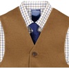 image:imageNautica Boys 4piece Formal Suit Set with Vest Pants Collared Dress Shirt and TieBronze Corduroy