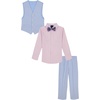 image:imageNautica Boys 4piece Formal Suit Set with Vest Pants Collared Dress Shirt and TieIce Bay
