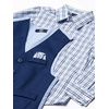 image:imageNautica Boys 4piece Formal Suit Set with Vest Pants Collared Dress Shirt and TieKhakiNavy