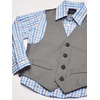 image:imageNautica Boys 4piece Formal Suit Set with Vest Pants Collared Dress Shirt and TieLight Grey