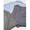 image:imageNautica Boys 4piece Formal Suit Set with Vest Pants Collared Dress Shirt and TieLight Grey