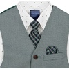 image:imageNautica Boys 4piece Formal Suit Set with Vest Pants Collared Dress Shirt and TieSage Houndstooth