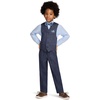 image:imageNautica Boys 4piece Formal Suit Set with Vest Pants Collared Dress Shirt and TieTanzanite Blue
