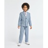 image:imageNautica Boys 4piece Suit Set with Dress Shirt Tie Jacket and PantsBlue Sharkskin