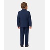 image:imageNautica Boys 4piece Suit Set with Dress Shirt Tie Jacket and PantsDark Blue Sharkskin
