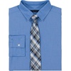 image:imageNautica Boys Long Sleeve ButtonDown Collared Dress Shirt with TieDragonfly Blue
