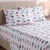 image:imageNautica Kids  Twin XL Size Sheet Set with Fitted Sheet amp PillowcaseBranson Sharks Navy