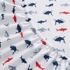 image:imageNautica Kids  Twin XL Size Sheet Set with Fitted Sheet amp PillowcaseBranson Sharks Navy