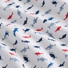 image:imageNautica Kids  Twin XL Size Sheet Set with Fitted Sheet amp PillowcaseBranson Sharks Navy