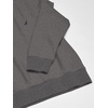 image:imageNautica Mens 14 Zip Pieced Fleece SweatshirtCharcoal Heather