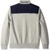 image:imageNautica Mens 14 Zip Pieced Fleece SweatshirtGrey Heather