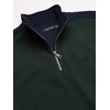image:imageNautica Mens 14 Zip Pieced Fleece SweatshirtKelp Seas