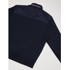 image:imageNautica Mens 14 Zip Pieced Fleece SweatshirtNavy