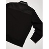 image:imageNautica Mens 14 Zip Pieced Fleece SweatshirtTrue Black