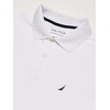 image:imageNautica Mens Big and Tall Classic Fit Short Sleeve Solid Performance Deck Polo ShirtBright White