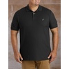 image:imageNautica Mens Big and Tall Classic Fit Short Sleeve Solid Performance Deck Polo ShirtTrue Black