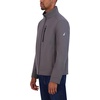 image:imageNautica Mens Bonded Fleece Softshell Jacket  Water Resistant Zip Front Transitional CoatMetal Grey