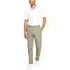 image:imageNautica Mens Classic Fit Flat Front Stretch Solid Chino Deck PantHillside Olive