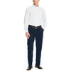 image:imageNautica Mens Classic Fit Flat Front Stretch Solid Chino Deck PantNavy