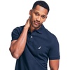 image:imageNautica Mens Classic Short Sleeve Solid Performance Deck Polo ShirtFrench Navy