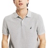 image:imageNautica Mens Classic Short Sleeve Solid Performance Deck Polo ShirtGrey Heather