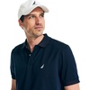 image:imageNautica Mens Classic Short Sleeve Solid Performance Deck Polo ShirtNavtech Performance Navy
