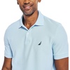 image:imageNautica Mens Classic Short Sleeve Solid Performance Deck Polo ShirtNoon Blue