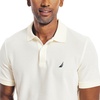 image:imageNautica Mens Classic Short Sleeve Solid Performance Deck Polo ShirtSail Cream