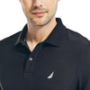 image:imageNautica Mens Classic Short Sleeve Solid Performance Deck Polo ShirtTrue Black