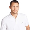 image:imageNautica Mens Classic Short Sleeve Solid Performance Deck Polo ShirtWhite Basic Polo