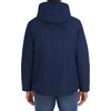 image:imageNautica Mens Hooded Rain Jacket  Water Resistant Insulated Zip Front Coastal CoatNavy