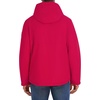 image:imageNautica Mens Hooded Rain Jacket  Water Resistant Insulated Zip Front Coastal CoatRed