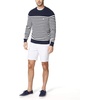 image:imageNautica Mens Mens Stripe Knit SweaterNavy