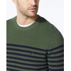 image:imageNautica Mens Mens Stripe Knit SweaterPine Forest