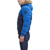 image:imageNautica Mens Midweight Faux Memory Puffer Jacket Adjustable Hood Insulated Quilted Winter CoatBluNvy