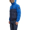 image:imageNautica Mens Midweight Faux Memory Puffer Jacket Adjustable Hood Insulated Quilted Winter CoatBluNvy