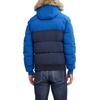 image:imageNautica Mens Midweight Faux Memory Puffer Jacket Adjustable Hood Insulated Quilted Winter CoatBluNvy