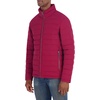 image:imageNautica Mens Midweight Quilted Jacket  Stretch Water Resistant Zip Front CoatBerry Red