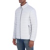 image:imageNautica Mens Midweight Quilted Jacket  Stretch Water Resistant Zip Front CoatCloud Grey