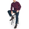 image:imageNautica Mens Nautica CableKnit SweaterSweaterShipwreck Burgundy Heather