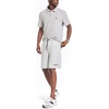 image:imageNautica Mens Nautica Competition Sustainably Crafted 9 Fleece ShortGrey Heather