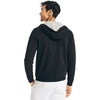image:imageNautica Mens Nautica Mens Anchor Fleece Fullzip HoodieNight Black