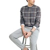 image:imageNautica Mens Nautica Navtech Plaid Jacquard Crewneck SweaterCarbon