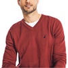 image:imageNautica Mens Nautica Navtech VNeck SweaterBiking Red